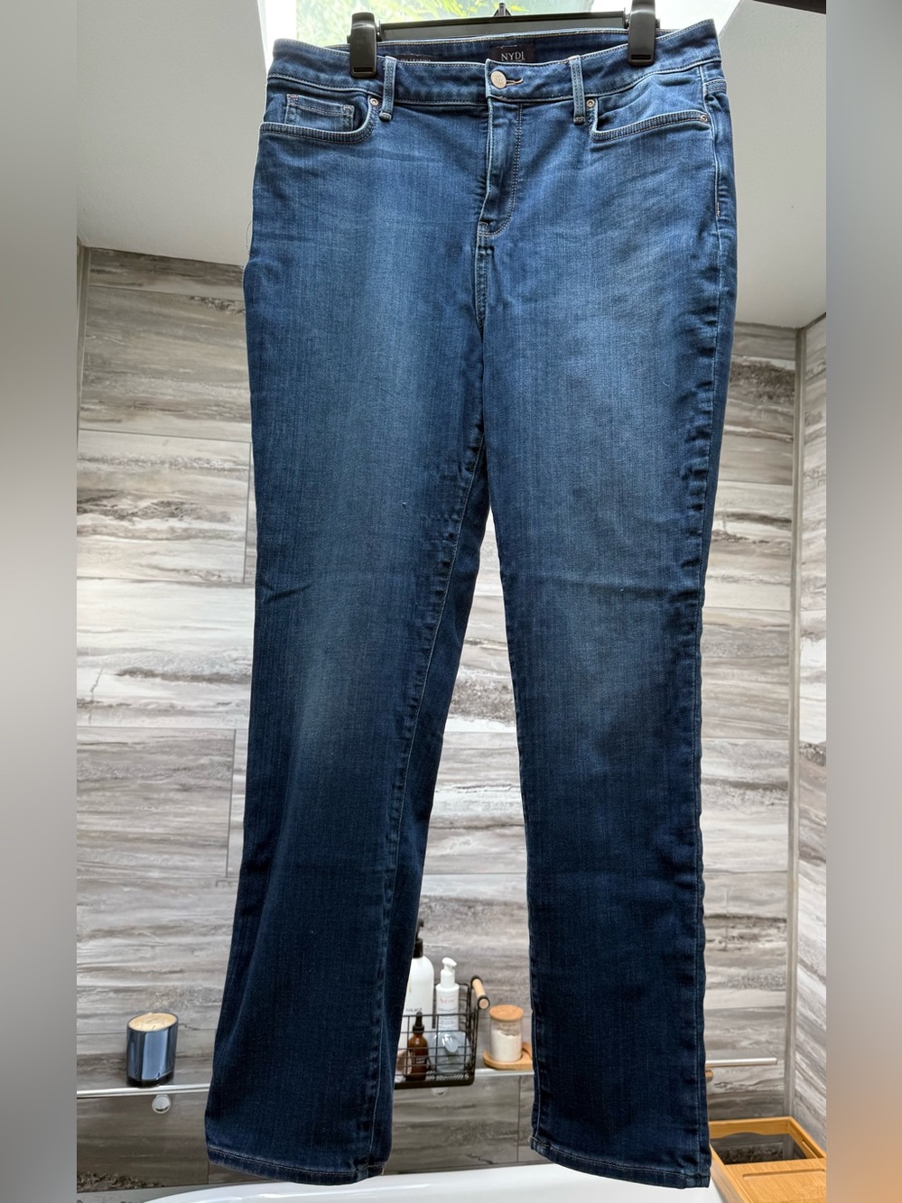 NYDJ W’s 14 Alina Jean Legging in Dark Blue Wash